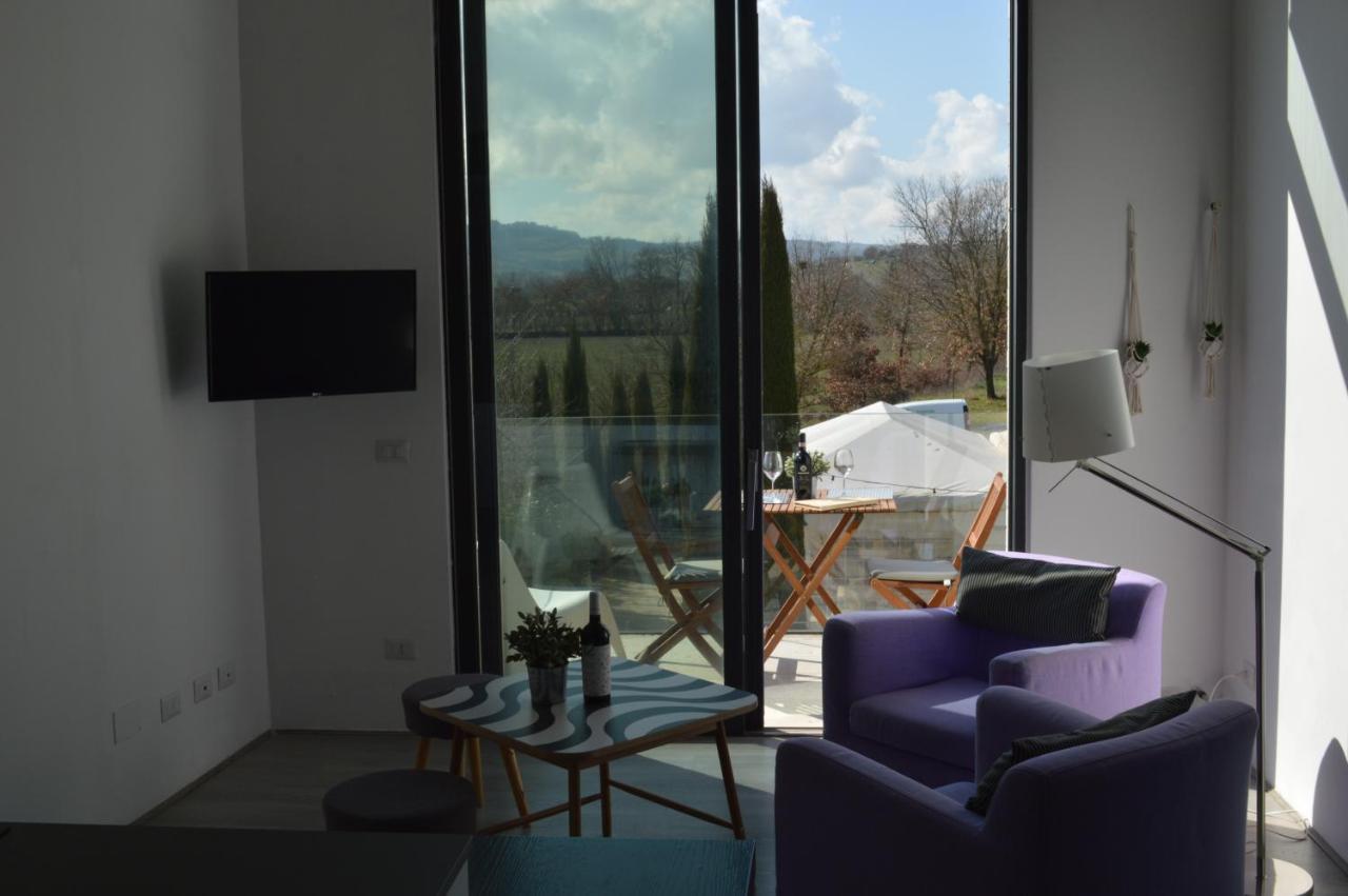 Loft A Montepulciano Sopra Birrificio Artigianale Daire Abbadia a Isola Dış mekan fotoğraf